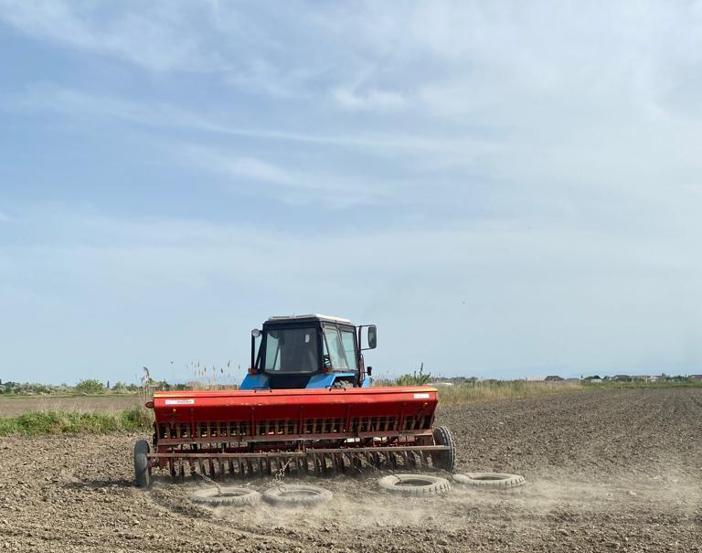 В хозяйствах Хасавюртовского района продолжается посевная кампания риса