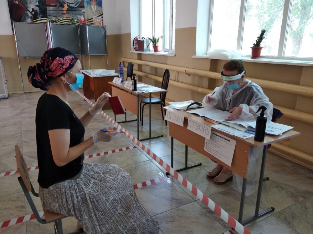 Работники культуры и библиотечной системы Хасавюртовского района приняли участие в голосовании по поправкам в Конституцию страны